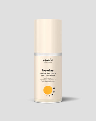 Hranjivi, osvjetljujući Heyday serum za lice s antioksidansima i trostrukim vitaminom. C 30 ml Resibo - 1
