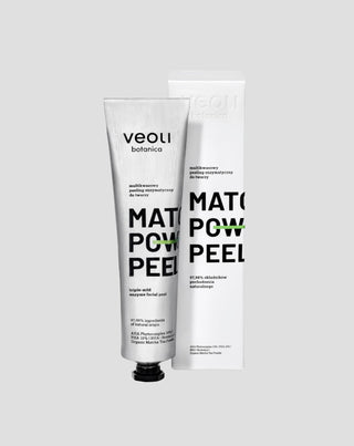 Enzimski piling s AHA 10%, PHA 10%, BHA Matcha power piling Veoli Botanica - 1