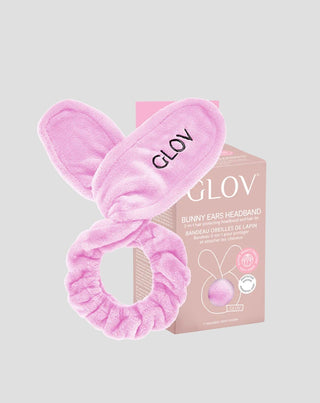 Traka za kosu koja olakšava njegu, u obliku zečjih ušiju Bunny Ears Pink Glov - 3