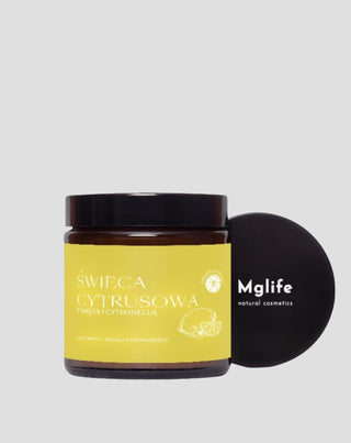 Svijeća s mirisom limuna, metvice i citronele Citrus Mglife - 1