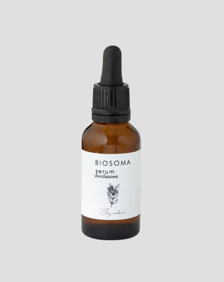 Dvofazni serum za lice protiv starenja s hijaluronskom kiselinom i prirodnim uljima Biosoma - 1