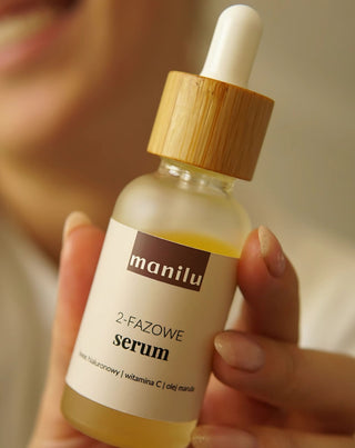 Manilu dvofazni noćni serum za suhu kožu s hijaluronskom kiselinom i vitaminom C - 4