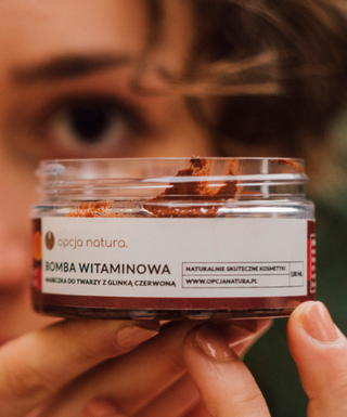 Vitaminska bomba maska za lice i tijelo s crvenom glinom, 100% prirodna Natura Option - 2