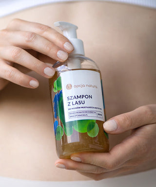 Šampon iz šume za masnu kosu s trešnjama i alojom Opcja Natura - 2
