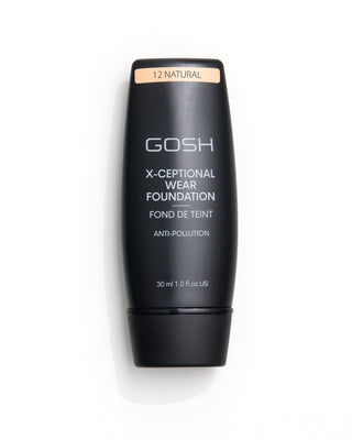 Srednja pokrivenost dugotrajna podloga x-ceptional wear shade 12 natural Gosh - 1