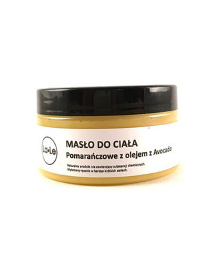 Maslac za tijelo naranča s uljem avokada za strije i celulit La-Le - 1