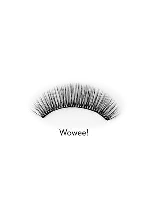 Umjetne trepavice na 2D traci za višekratnu upotrebu, lako se postavljaju Wowee! Bamm!Lashes - 2