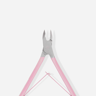 Profesionalne štipaljke za zanoktice od 5 mm sa satenskom ružičastom ručkom You Beauty - 4