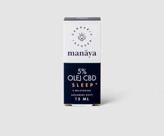 CBD ulje 5% za spavanje s melatoninom Sleep Manaya