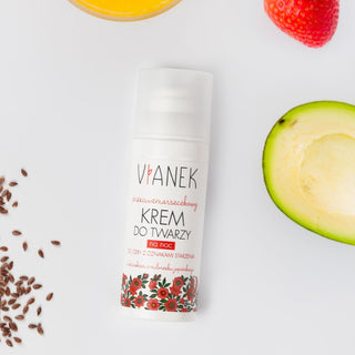 Krema za lice protiv bora za noć s ekstraktom ginka Vianek - 2