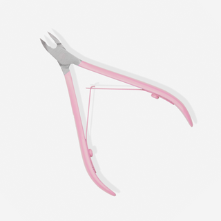 Profesionalne štipaljke za zanoktice od 5 mm sa satenskom ružičastom ručkom You Beauty - 2