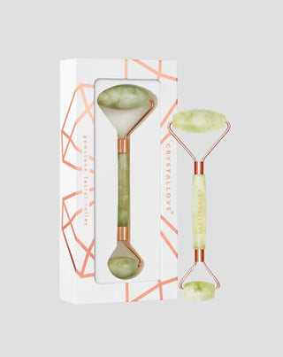 Masažer za lice od žada - prirodni kamen mladosti Jade roller Crystallove - 1