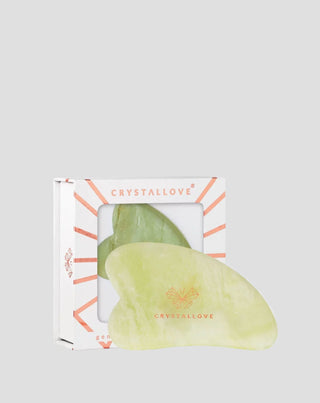 Ploča za masažu lica gua sha od žada kamen mladosti Crystallove - 1