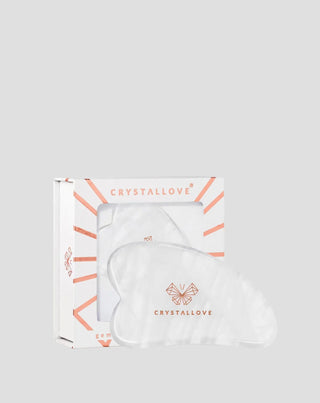 Ploča za masažu lica gua sha od planinskog kristala s pročišćavajućim svojstvima Crystallove - 1