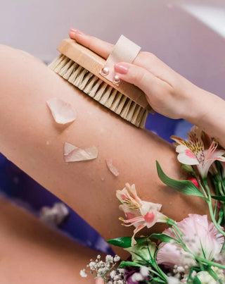 Crystallove četka od bambusa i agave za suhu masažu tijela - 2