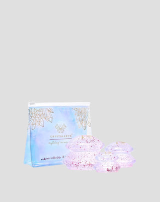 Silikonske bačve crystalcup za masažu tijela s glitterom Crystallove - 1