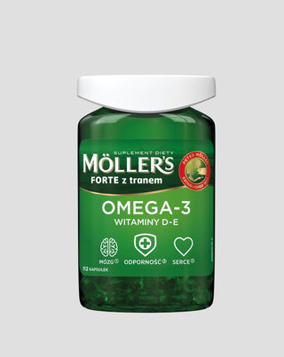 Dodatak prehrani s Omega-3 kiselinama i vitaminima D - E Forte Moller's 112 kapsula - 1