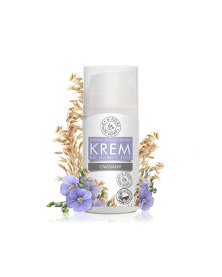 Krema od zobene kaše s lanenim i narančastim uljem za ruke i noge E-Fiore - 1