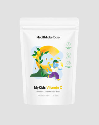 Veganski vitamin C u žele grahu za djecu MyKids Vitamin C Health Labs Care 60 kom. - 1