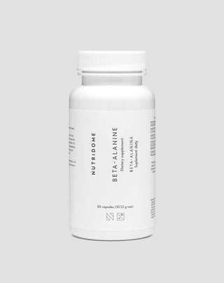 Beta-alanin 700 mg za izdržljivost i smanjenje mišićnog umora Nutridome, 60 kapsula - 1