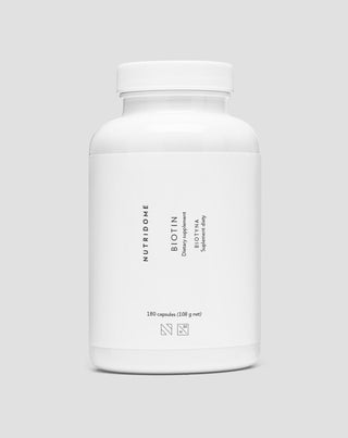Biotin kapsule 2500 mcg vitamina H za kosu, kožu i nokte Nutridome 180 kom. - 1