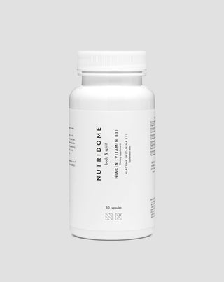 niacin vitamin b3 u kapsulama za zdravu kožu i funkciju živčanog sustava nutridome 60 kom. - 1