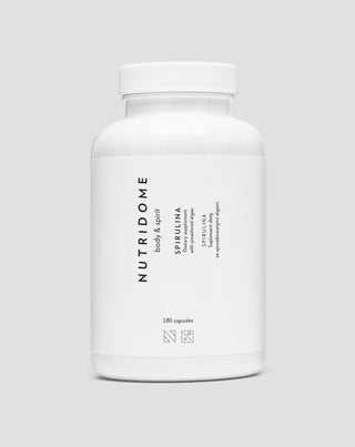 Spirulina tablete s morskim algama za čišćenje tijela Nutridome 180 kapsula - 1