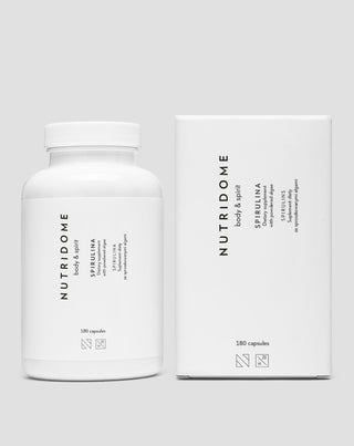 Spirulina tablete s morskim algama za čišćenje tijela Nutridome 180 kapsula - 2