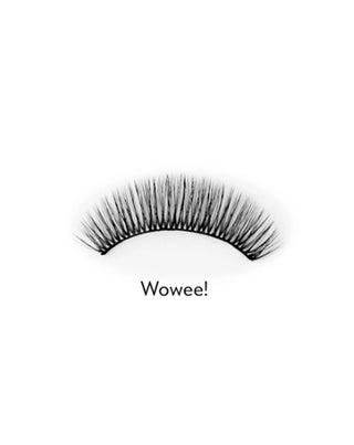 Umjetne trepavice na 2D traci za višekratnu upotrebu, lako se postavljaju Wowee! Bamm!Lashes - 2
