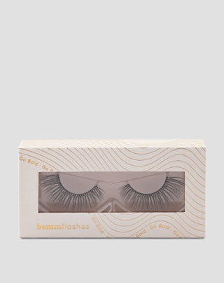 Umjetne trepavice na 2D traci za višekratnu upotrebu, vrlo mekane Go Bold Bamm!Lashes - 1