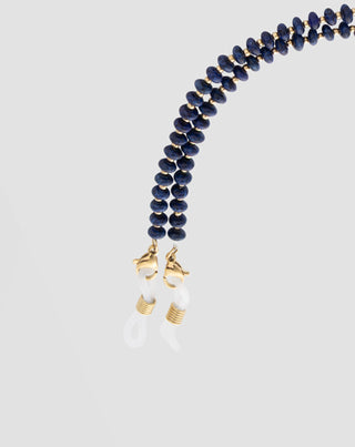 Pozlaćeni lanac za naočale s lapis lazulijem Mys_4 - 4