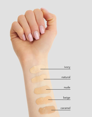 Lagana podloga za lice dobra pokrivenost matica 12h 05 Caramel Nutridome - 3