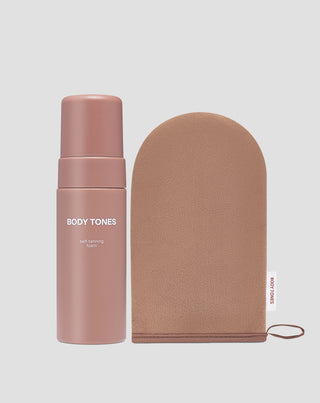 Set pjene za samotamnjenje tijela za svaki ten i rukavica Body Tones - 1