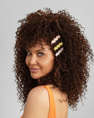 Set ukosnica za kosu - biserna, zelena, ružičasta Twisty 3 kom. - 3