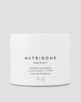 Šećerni piling scrub za tijelo za zaglađivanje kože Nutridome 250 g - 1