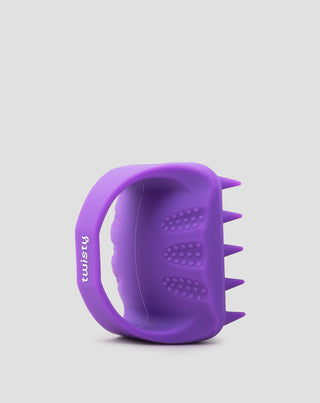 Masażer do skóry głowy z miękkiego silikonu pobudzający mikrokrążenie Twisty_1 - 1