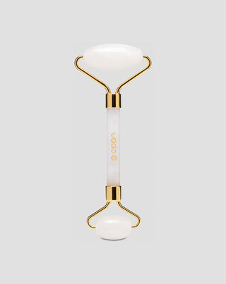 Valjak za masažu lica od bijelog žada smanjuje podočnjake i oticanje Uddo - 1