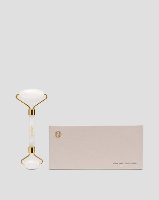 Valjak za masažu lica od bijelog žada smanjuje podočnjake i oticanje Uddo - 3