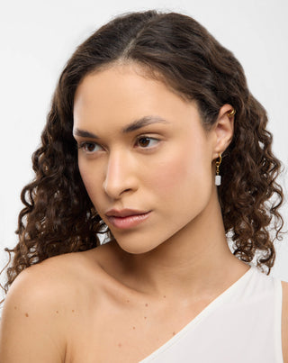 Mys_2 Set naušnica od nehrđajućeg čelika od bijelog žada pozlać - 4