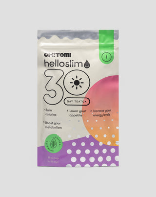 Čaj za čišćenje dana, detoksikacija tijela u 30 dana, voćni i biljni Hello Slim Oh!Tomi - 1