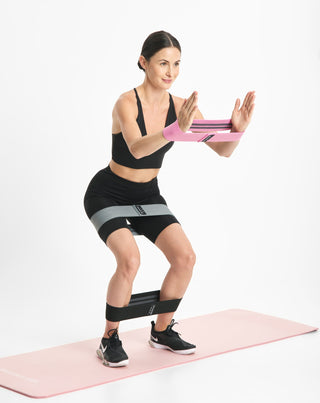 Kratke trake otpora za fitness vježbe Funkcije tijela 76 cm set od 3 kom. - 3