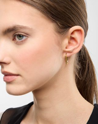 Pozlaćeni set naušnica od nehrđajućeg čelika Lapis Lazuli Mys_2 - 3