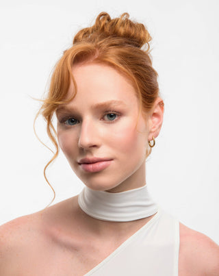 Mys_2 Set naušnica od ružičastog žada od nehrđajućeg čelika - 4