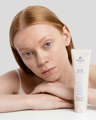 Maska za čišćenje i regeneraciju za kožu sklonu aknama s bijelom glinom Anti-Acne Orphica Clinic 100 ml - 3