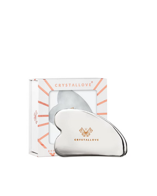 Cryo Ice Gua Sha Crystallove gua sha ploča za lice od nehrđajućeg čelika - 1