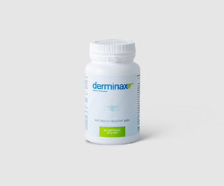 Tablete za akne, prištiće i nesavršenosti sa cinkom, vitaminom C, E i B2 Derminax - 1