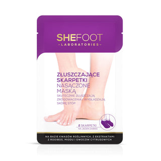 SheFoot piling čarape natopljene maskom na bazi biljne kiseline - 1