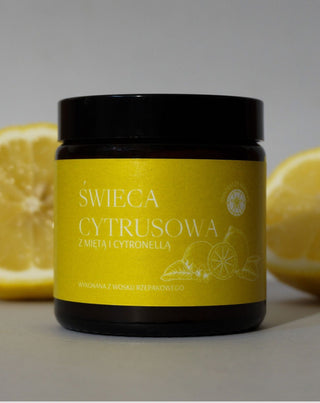 Svijeća s mirisom limuna, metvice i citronele Citrus Mglife - 2