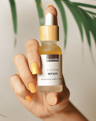 Manilu dvofazni noćni serum za suhu kožu s hijaluronskom kiselinom i vitaminom C - 3