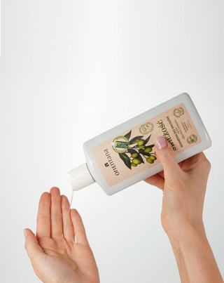 Ayurvedski šampon za kosu protiv peruti med i zeleni čaj Orientana - 2